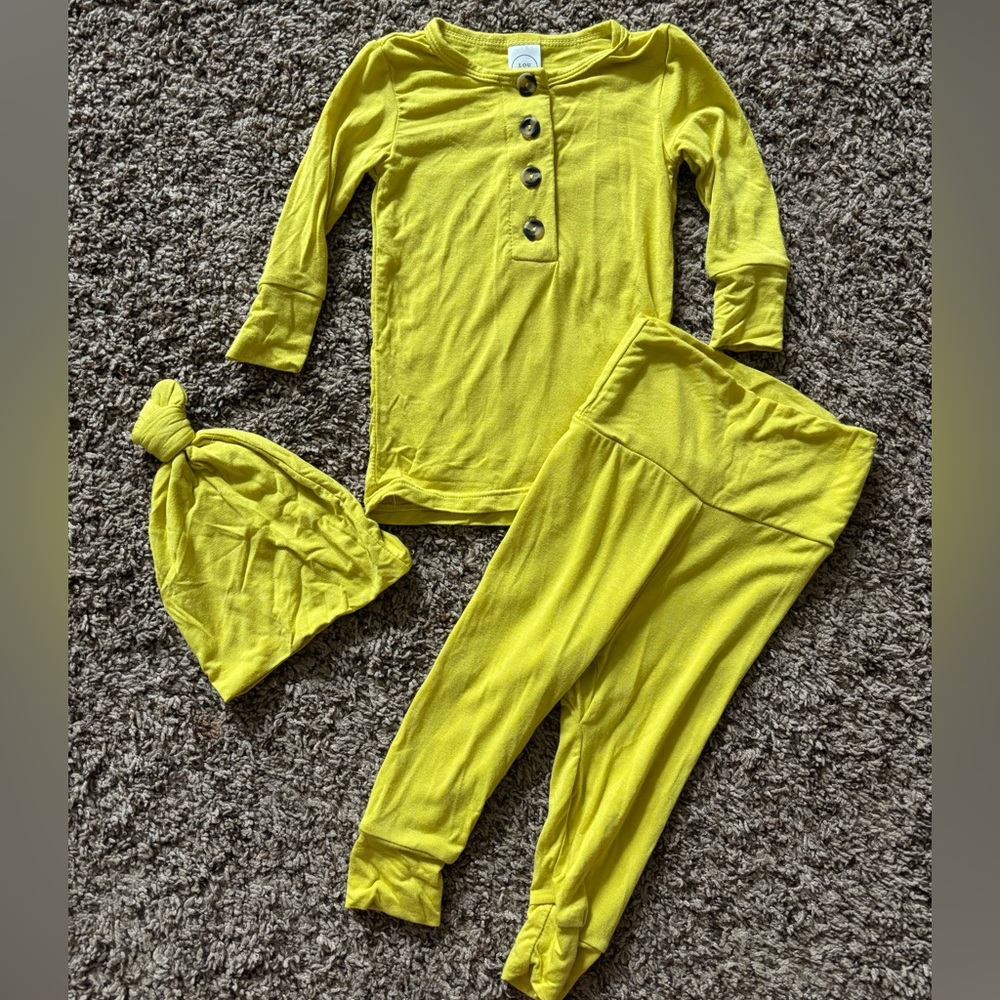 Lou Lou & Company Henley Infant Top & Bottoms